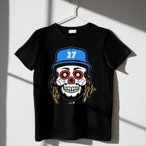 Vladimir Guerrero Jr Sugar Skull T-Shirt - Toronto Blue Jays Mlb Apparel