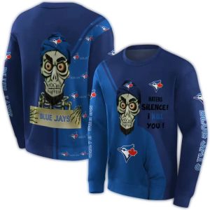 Toronto Blue Jays Achmed Skull All Over Print Sweatshirt