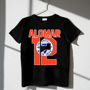 Toronto Blue Jays Alomar 12 Baseball Icon T-Shirt For Fans