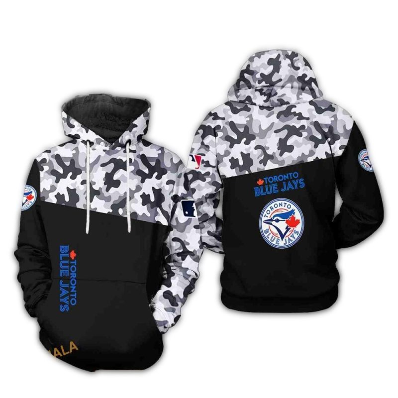 Toronto Blue Jays Camo Veteran AOP Hoodie 1