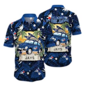 Toronto Blue Jays Tropical Hawaiian Shirt For Summer Camping Fun