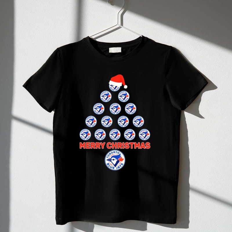 Toronto Blue Jays Christmas Tree Merry Christmas Baseball Fan T Shirt t shirt 1 1