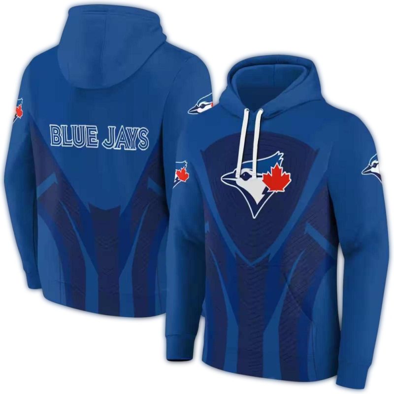 Toronto Blue Jays Concentric Lines AOP Hoodie 1