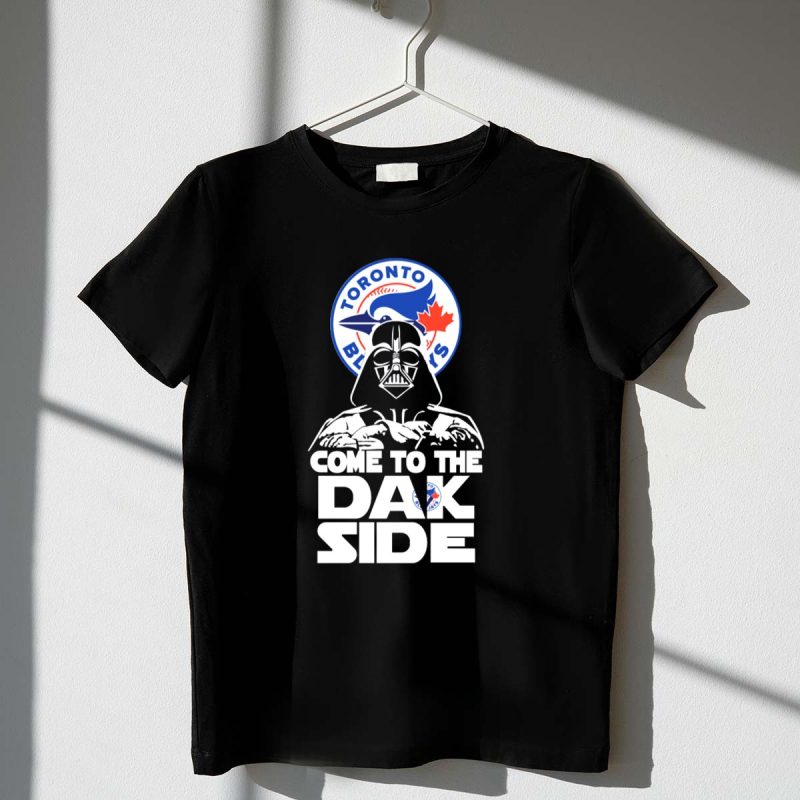 Toronto Blue Jays Darth Vader Come to the Dark Side Star Wars Crossover T Shirt t shirt 1 1