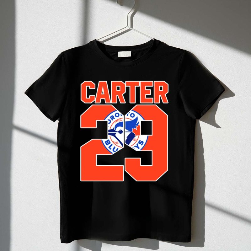 Toronto Blue Jays Joe Carter 29 Bold Red Number T Shirt t shirt 1 1