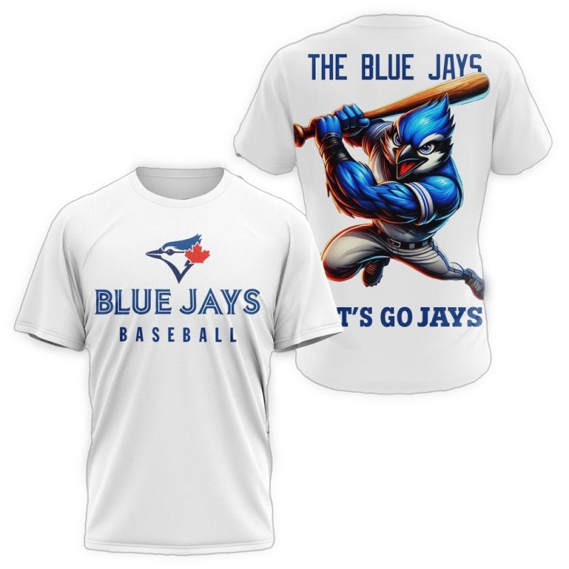 Toronto Blue Jays Mascot AOP T Shirt 1