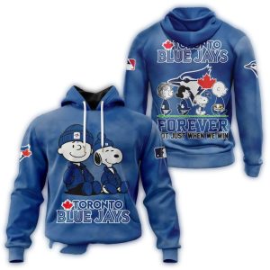 Peanuts Snoopy All Over Print Toronto Blue Jays Hoodie For Fans