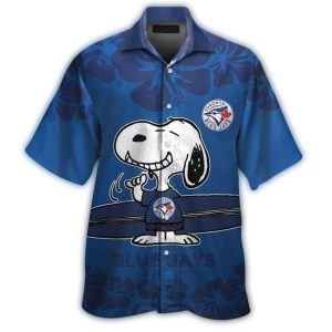 Toronto Blue Jays Snoopy Surf Hawaiian Shirt For Men And Women