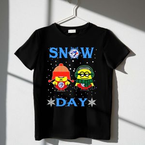 Toronto Blue Jays Minions Winter Fun T-Shirt For Snowy Days