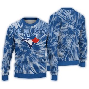 Toronto Blue Jays Tie Dye Ugly Sweater