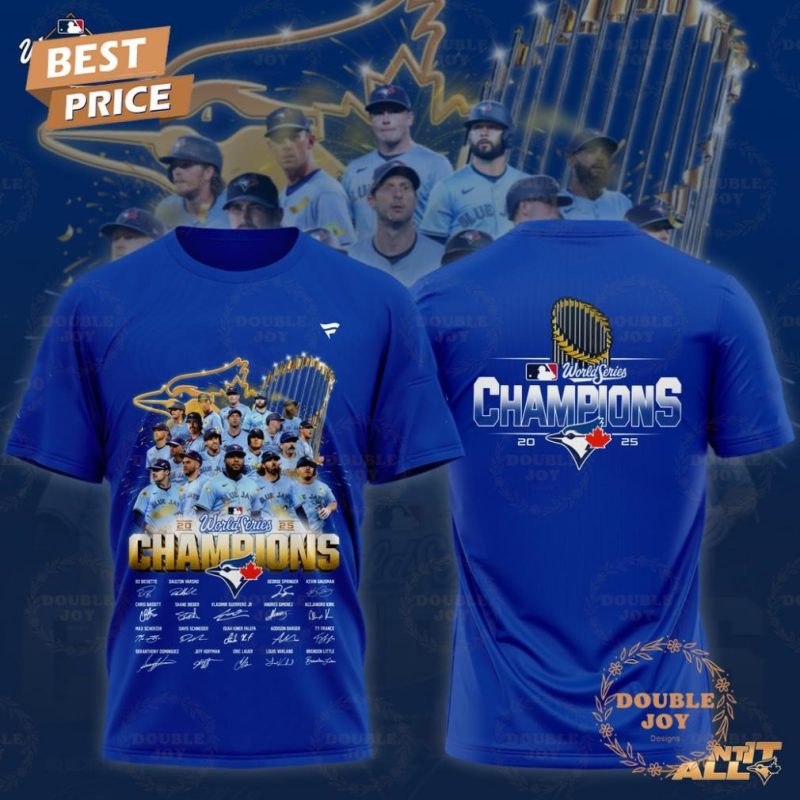 Official Toronto Blue Jays World Series Champions 2025 2 Sided Shirt.jpg