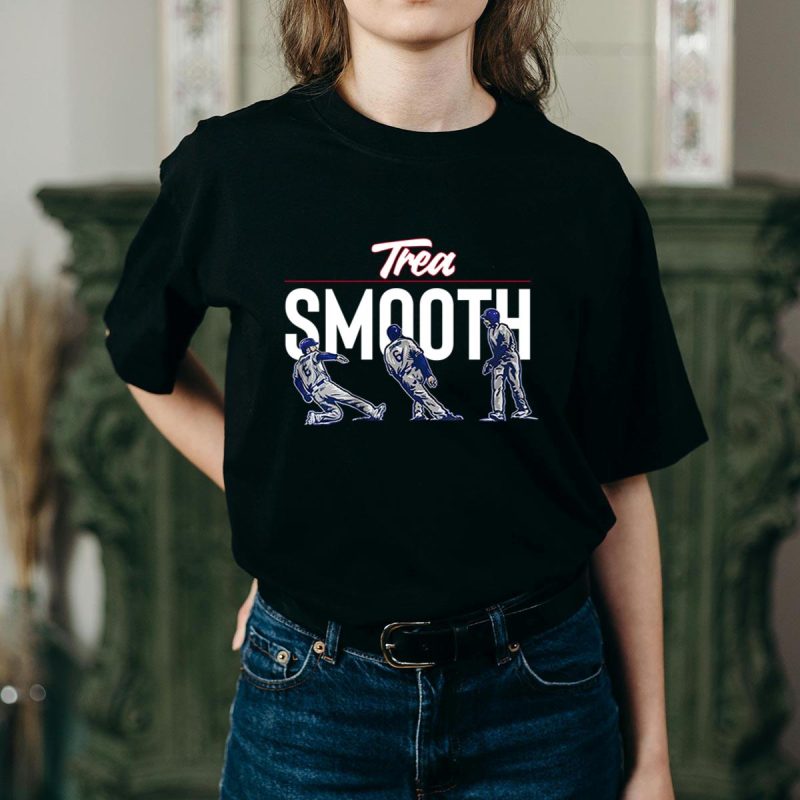 Trea Turner Smooth Style T-Shirt - Perfect for Baseball Fans - Image 2