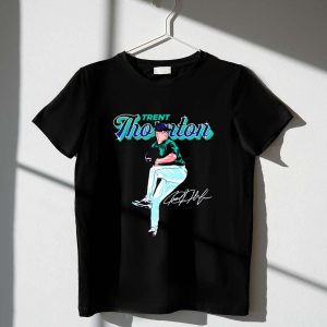 Trent Thornton Seattle Mariners Signature Baseball T-Shirt For Fans
