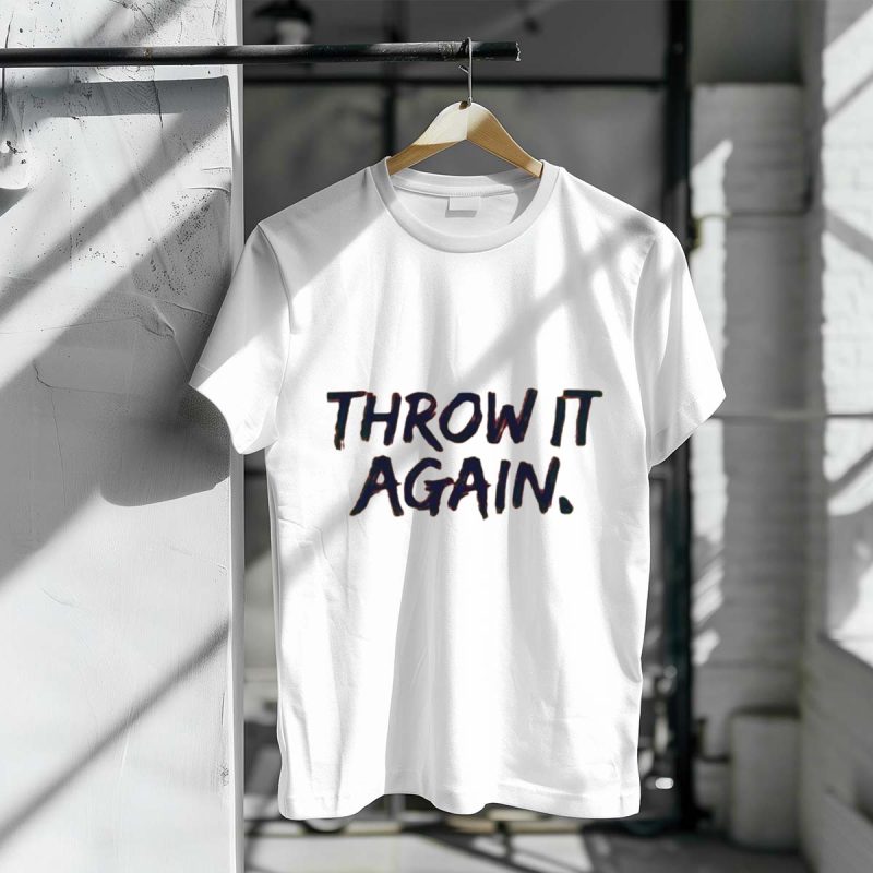 Tyler Matzek Atlanta Braves Throw It Again T-Shirt For Fans - Image 3