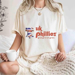 UK Phillies Union Jack Liberty Bell T-Shirt for Sports Fans