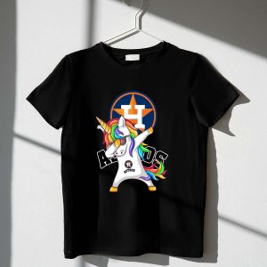 Dabbing Unicorn Houston Astros T-Shirt For Fun Fans