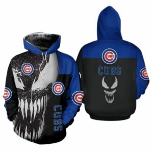 Venom with chicago cubs 3d hoodie 1.jpg