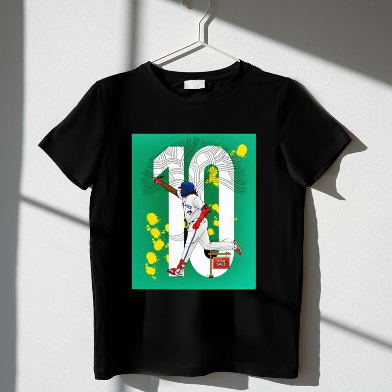 Vladimir Guerrero Jr 10 Toronto Blue Jays Plakata For Sale T Shirt t shirt 1 1