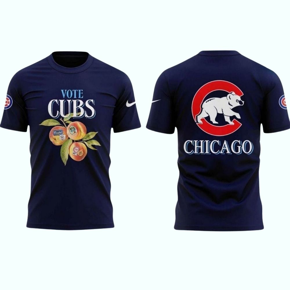 Vote Cubs Chicago Cubs 2025 3D T Shirt 1
