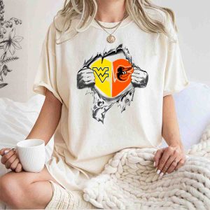 Wv Orioles Hidden Heart Logo Graphic T-Shirt For Fans