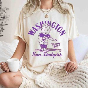 Washington Huskies Sunny Boy Graphic T-Shirt For Fans And Supporters