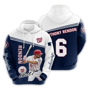 Anthony Rendon Washington Nationals All-Over Print Hoodie For Fans