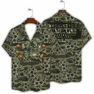 Washington Nationals Hawaiian Shirt - Est 1901 Baseball Apparel