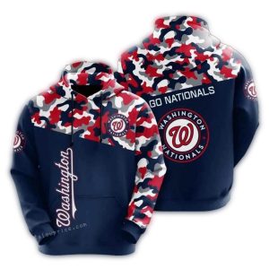 Washington Nationals Camo Hoodie – All Over Print Go Nationals Gear