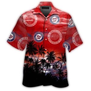 Washington Nationals Coconut Dawn Beach Hawaiian Shirt For Summer Fun