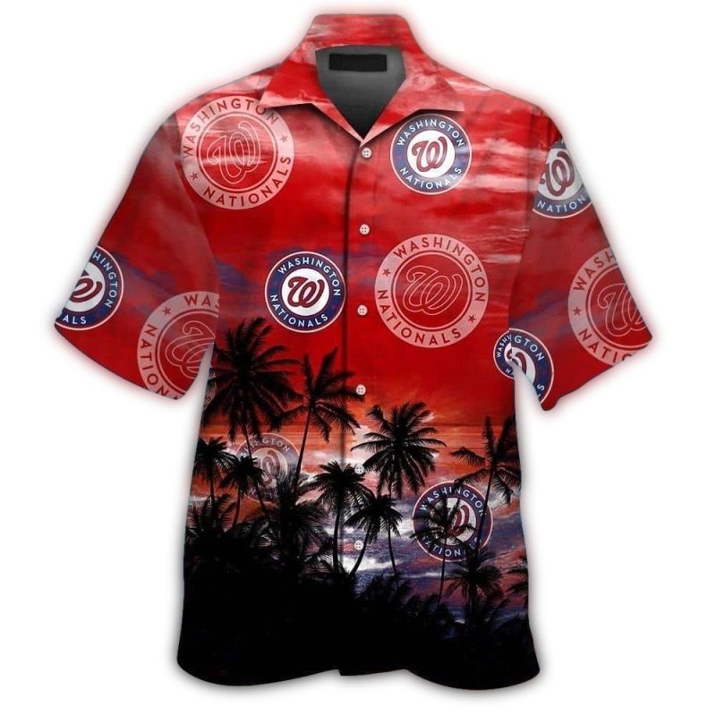 Washington Nationals Coconut Dawn Beach Hawaiian Shirt 1