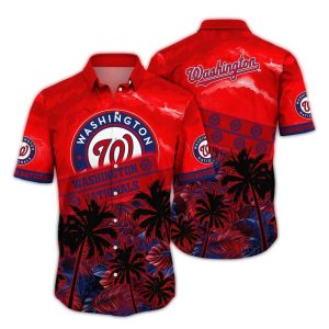 Washington Nationals Coconut Sunset Hawaiian Shirt For Fans