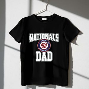 Washington Nationals Dad Fan T-Shirt - Official Team Gear For Fans