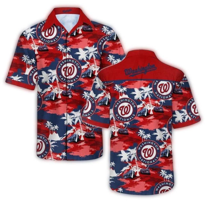 Washington Nationals Driver Island Beach Tropical Hawaiian Shirt 1
