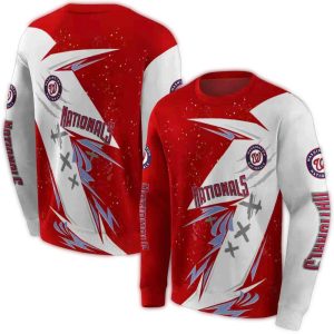 Washington Nationals All-Over Print Sweatshirt - Dynamic Style & Comfort