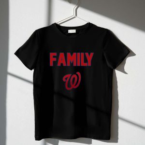 Washington Nationals Family T-Shirt - Perfect For Game Day Fun!