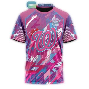 Washington Nationals Fearless Against Breast Cancer All-Over Print T-Shirt