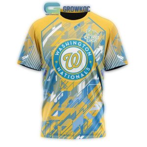 Washington Nationals Fearless Childhood Cancer Awareness All Over Print T-Shirt