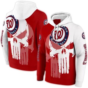 Washington Nationals All-Over Print Graphic Hoodie For Fans