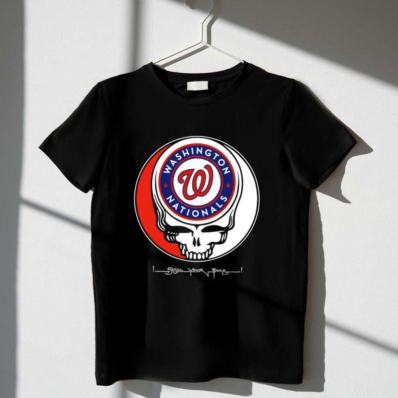 Washington Nationals Grateful Dead Steal Your Face T Shirt t shirt 1 1
