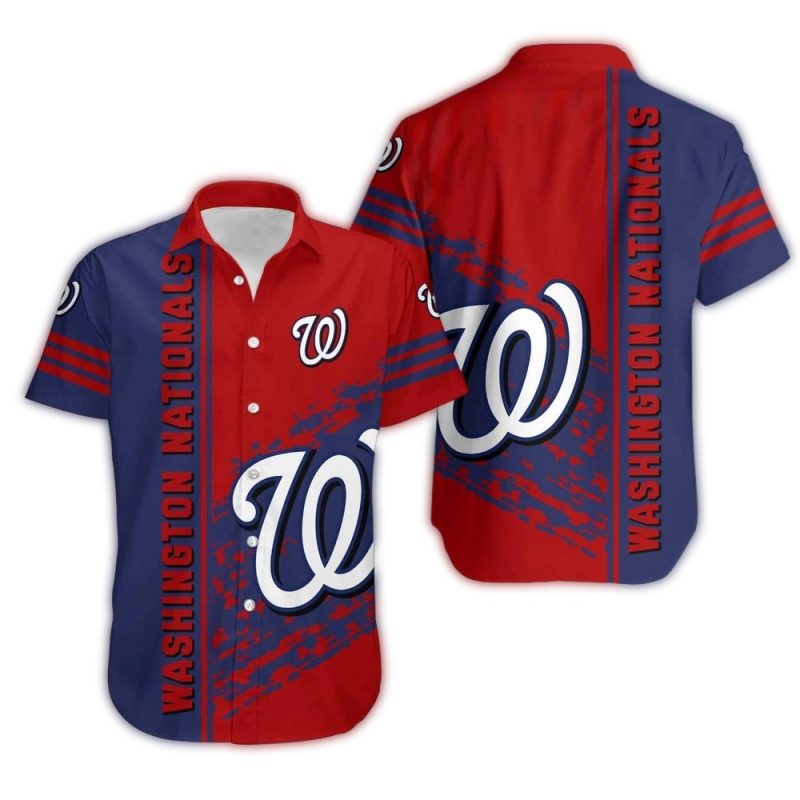 Washington Nationals In My Heart Hawaiian Shirt 1