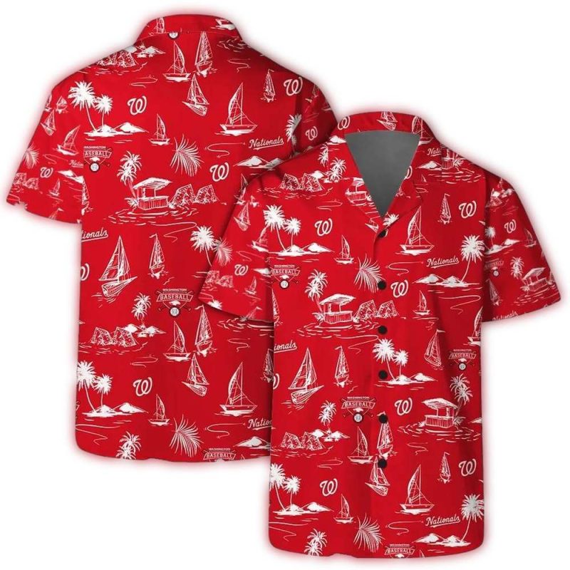Washington Nationals Island Tropical Hawaiian Shirt 1