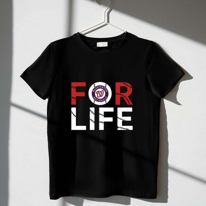Washington Nationals Logo Baseball Stitching For Life T Shirt t shirt 1 1