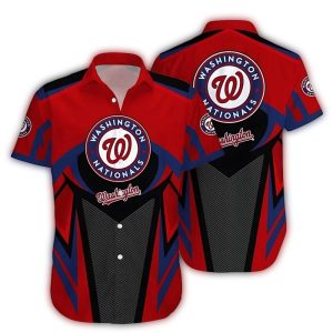 Funny Washington Nationals Logo Hawaiian Shirt For Men And Women