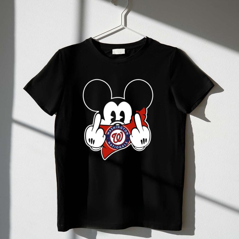 Washington Nationals Mickey Middle Finger T Shirt t shirt 1 1
