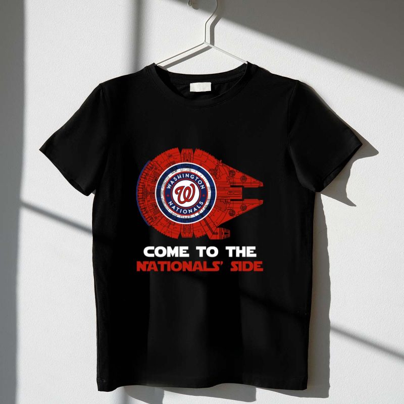Washington Nationals Millennium Falcon Come to the Nationals Side T Shirt t shirt 1 1