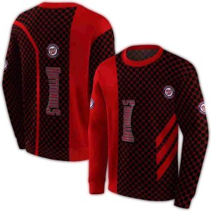 Washington Nationals All-Over Print Monogram Sweatshirt For Fans