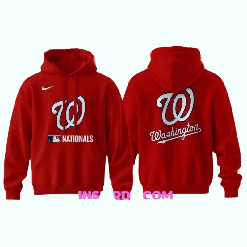 Washington Nationals New Season 2025 All over Print Hoodie 1
