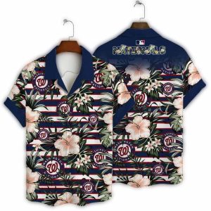Washington Nationals Hawaiian Shirt - Paradise Cove Design For Fans