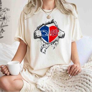 Washington Nationals Penn State Heartbeat Logo T-Shirt For Fans