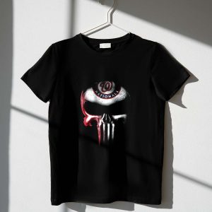 Washington Nationals Punisher Skull Graphic T-Shirt For Fans